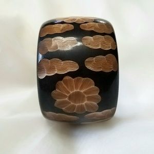 Vintage "Woody" Acrylic Bangle